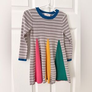 Hanna Andersson Rainbow Sweater Dress size 100 (4)